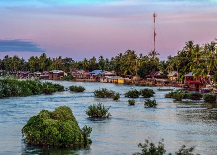 Mekong River Sunset 4000 Islands