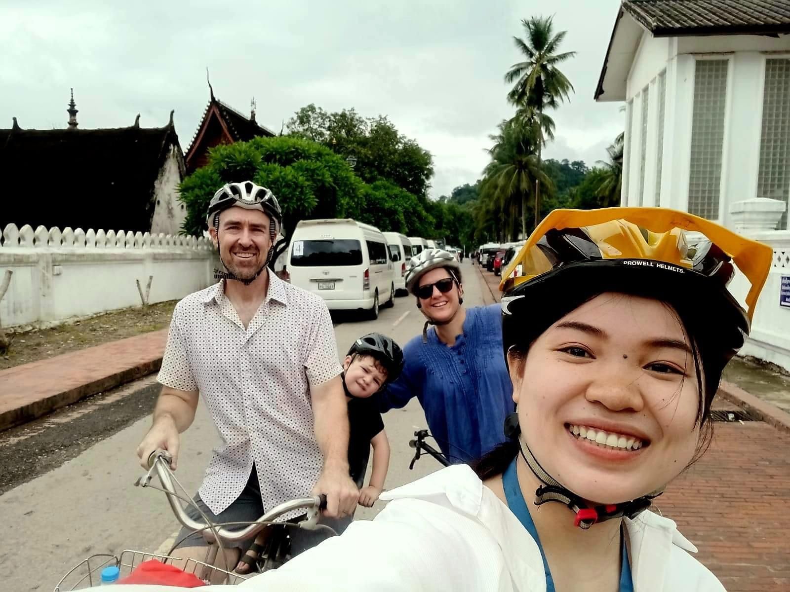 Luang Prabang Highlight with Bicycle