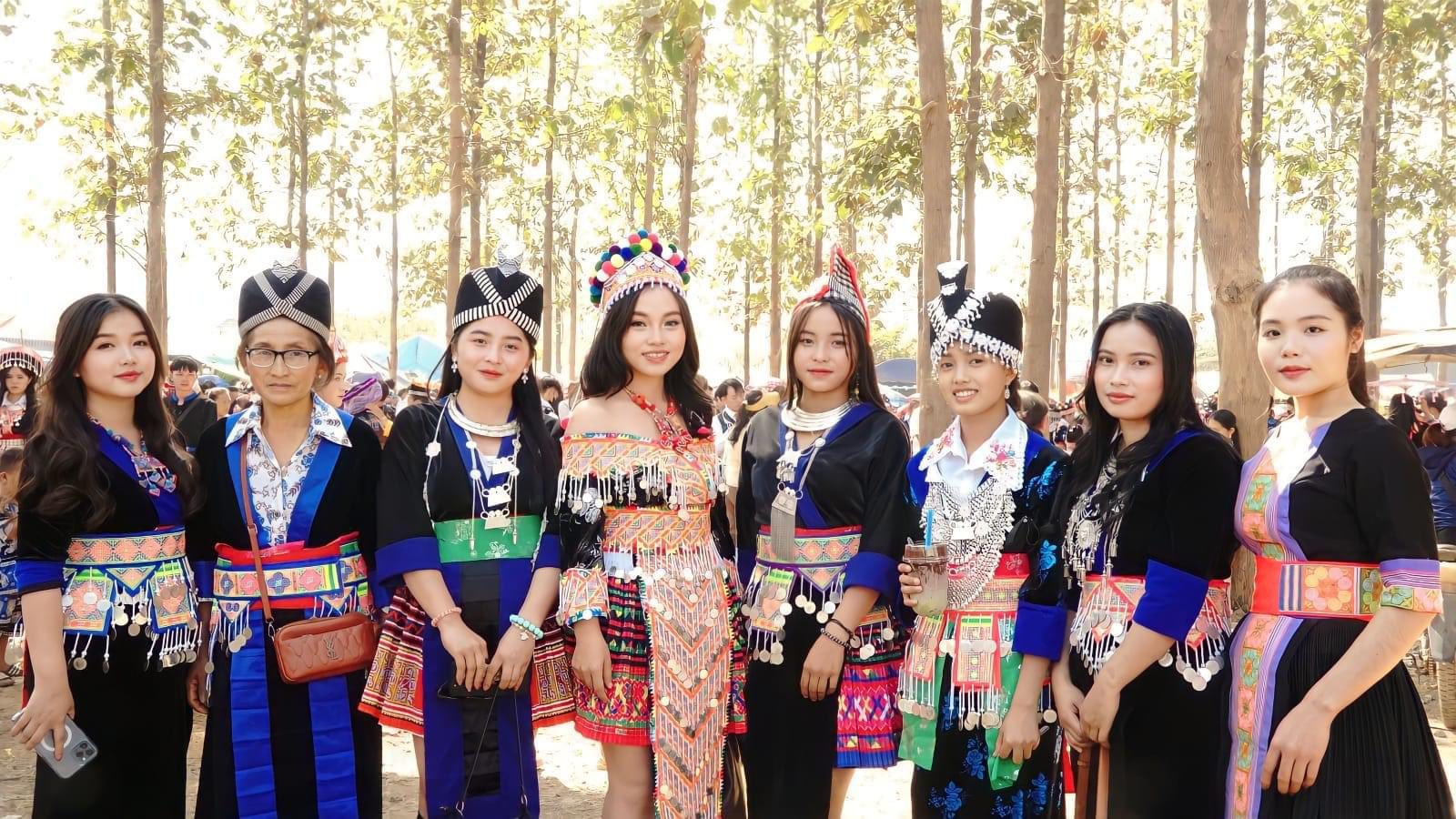 Traditional Hmong New Year celebration in Laos